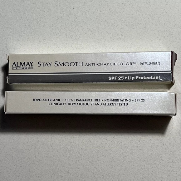 2x ALMAY Stay Smooth Anti-Chap Lipcolor with SPF 25 - Lip Protectant #37 PORT - Picture 5 of 7